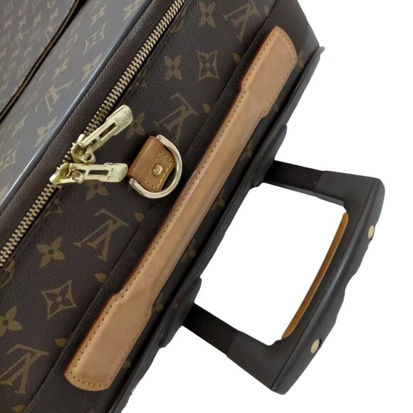 819690AL (S6) Louis Vuitton Cary Case Pegas 55 Brown Monogram - Picture 2 of 9